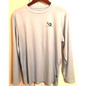 Mojo Sportswear Mens Long Sleeve Top Shirt Green Moisture Wicking Fishing UPF L